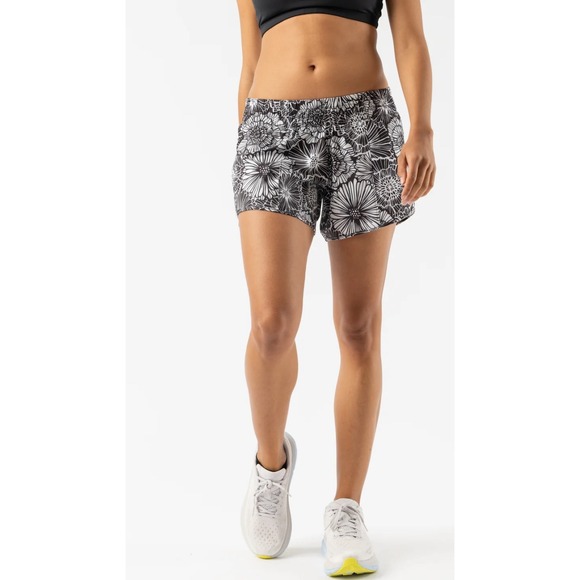 Rabbit | Shorts | Nwt Rabbit Womens Feelin Fine 4 Running Shorts Black ...